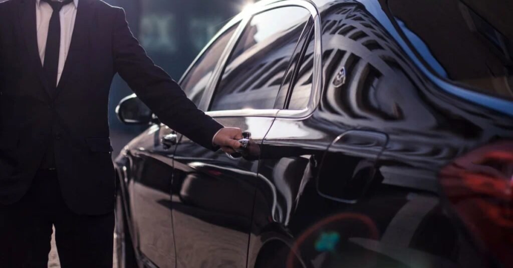 Luxury chauffeur car in London for business travel